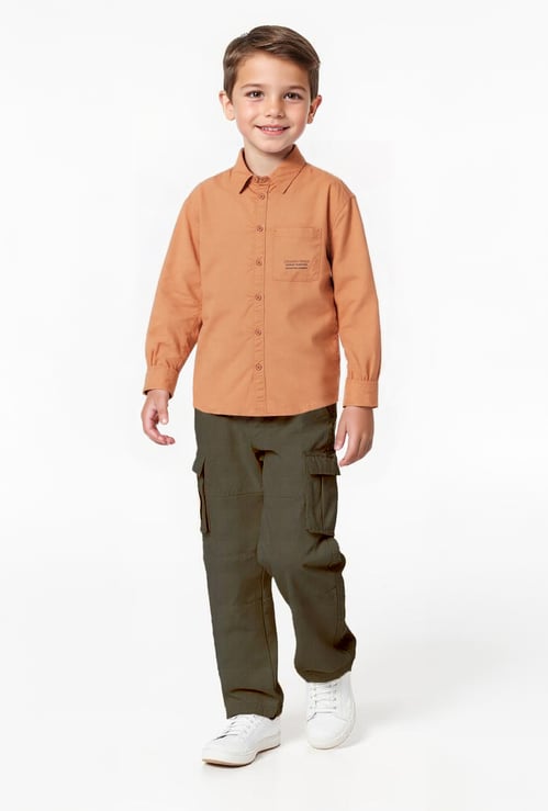 Boys Jurassic World Print Shirt