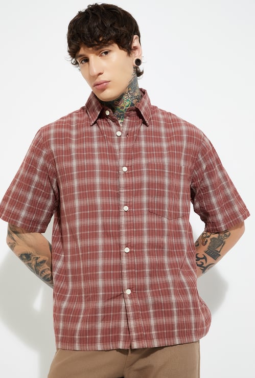 URB_N Men Checked Shirt