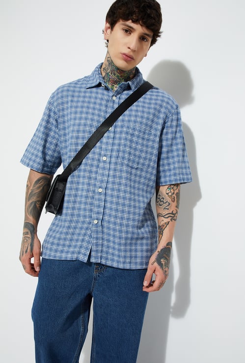 URB_N Men Checked Shirt