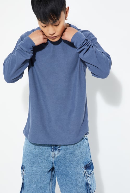 URB_N Men Textured T-shirt