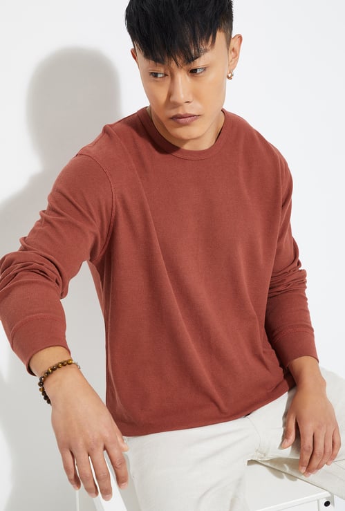 URB_N Men Textured T-shirt