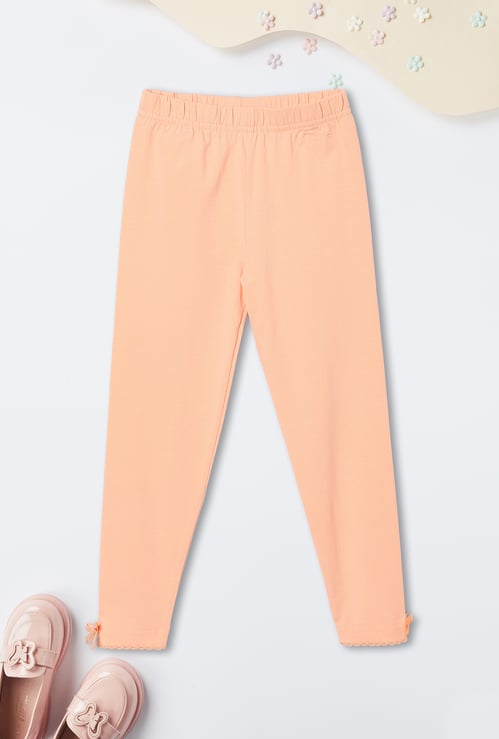 Girls Solid Leggings