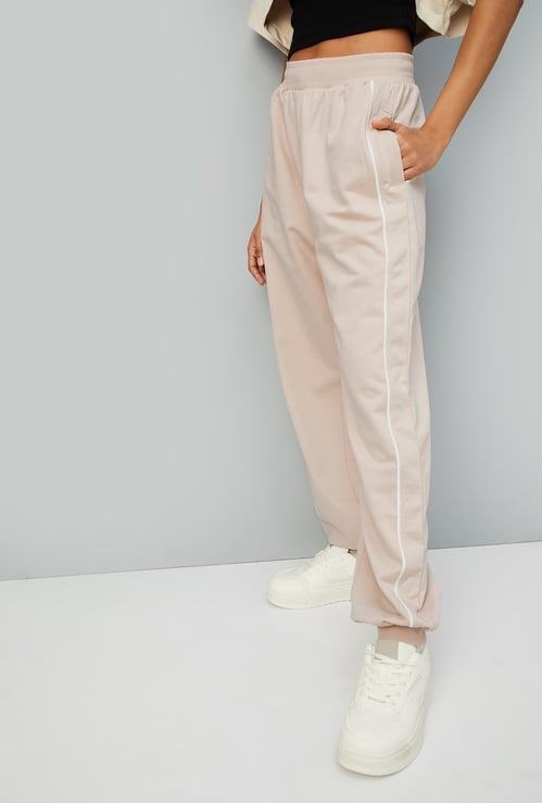 Women Side Taping Athleisure Joggers