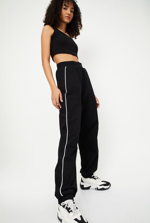 Women Side Taping Athleisure Joggers