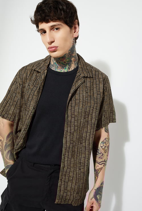 URB_N Men Printed Shirt