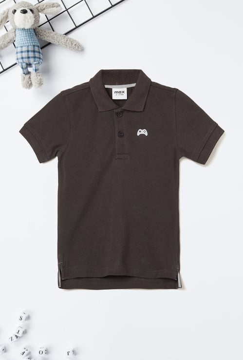 Boys Knit Polo T-shirt