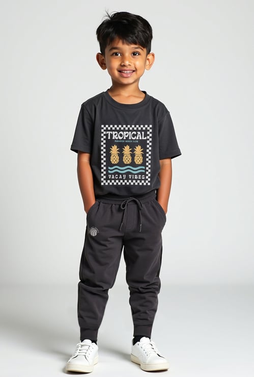 Boys Solid Joggers