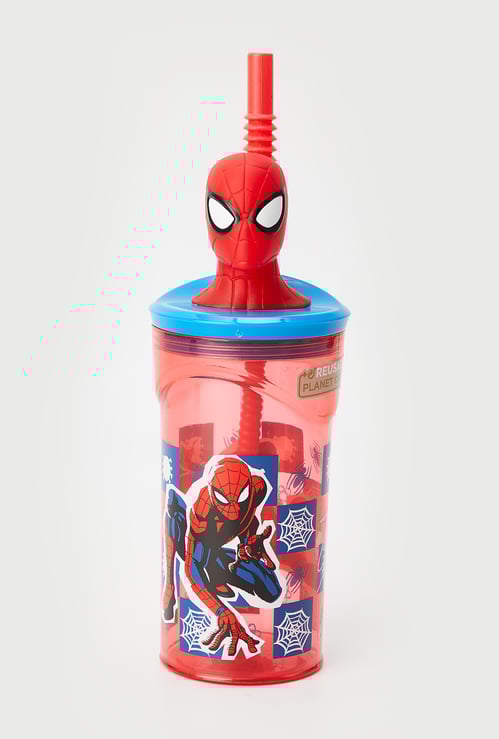 Kids Spiderman Print Sipper Tumbler