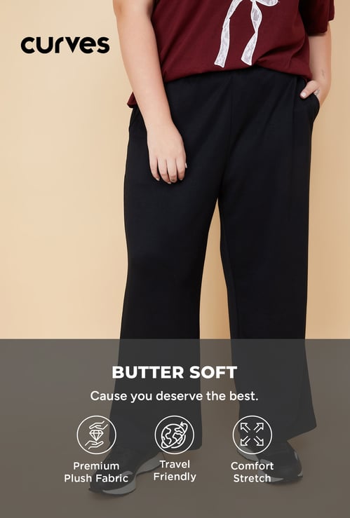 Women Wide Leg Butter Soft Track Pants