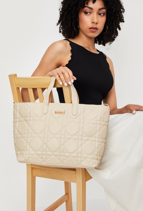 Women Quilted Tote Bag