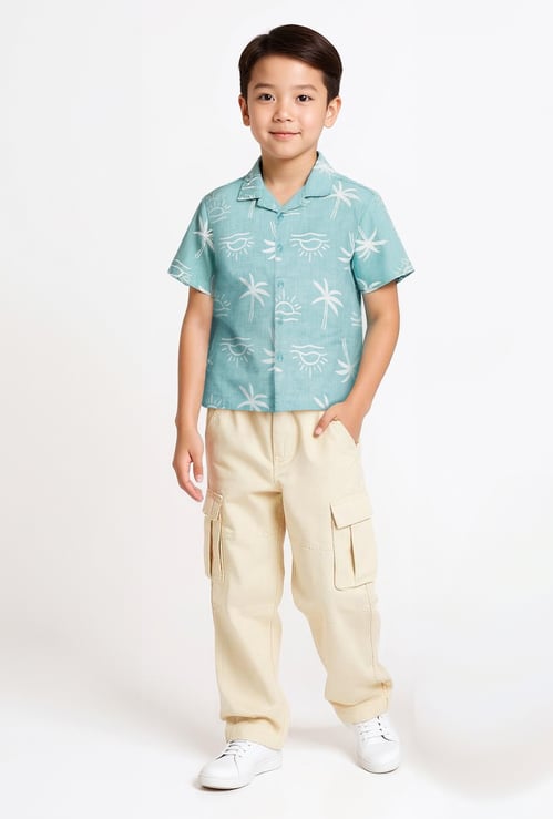 Boys Printed Resort Shirt
