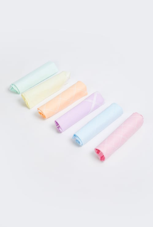 Women Striped Handkerchiefs - Pack of 6