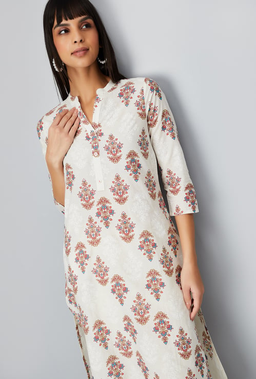 Women Printed Straight Kurta