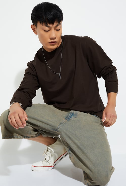 URB_N Men Solid Sweatshirt