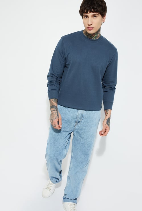 URB_N Men Solid Sweatshirt