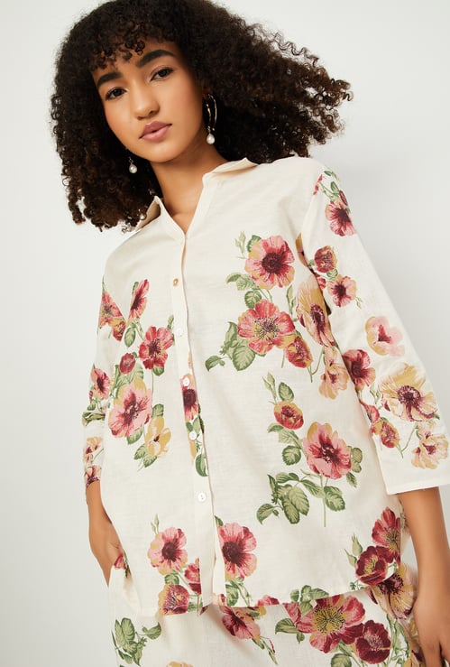 Women Floral Print Shirt