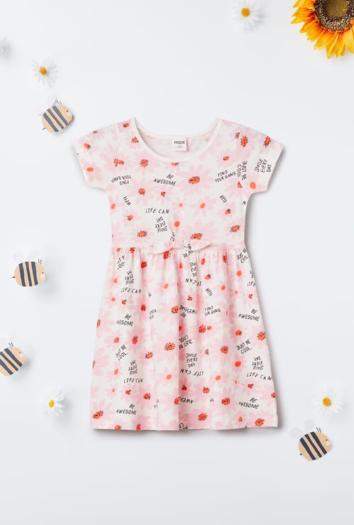 Girls Printed Dress