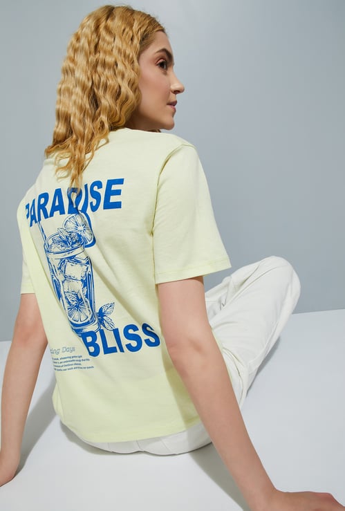 URB_N Women Printed Relaxed Fit T-shirt