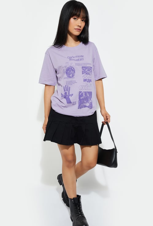 URB_N Women Relaxed Fit Printed T-shirt