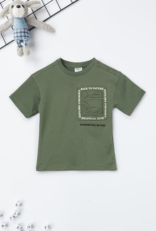 Boys Printed Oversized T-shirt