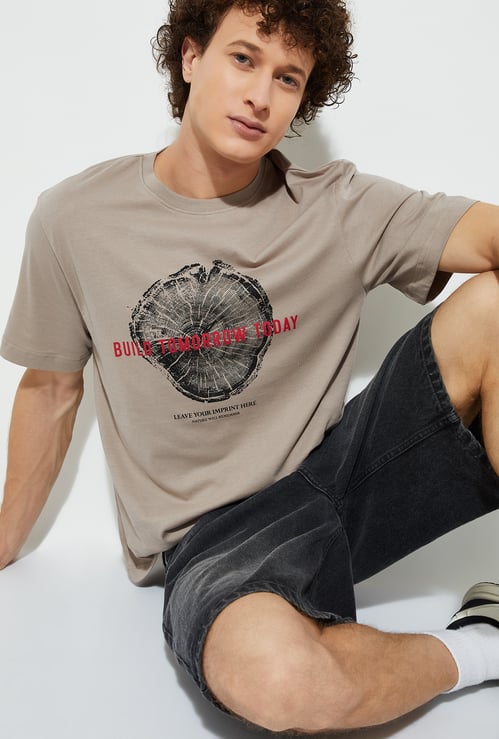 URB_N Men Graphic Print T-shirt