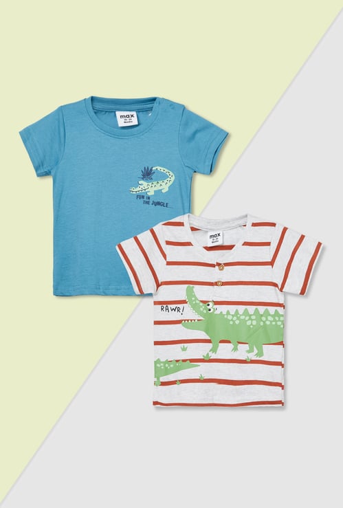 Boys Printed T-shirt - Pack of 2