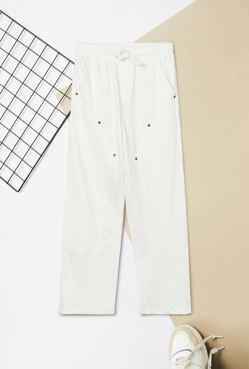 Boys Solid Trousers