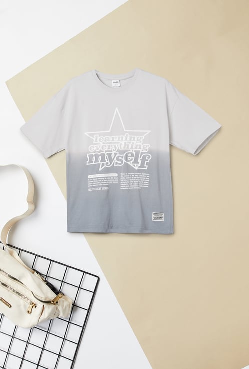 Boys Oversized Printed T-shirt