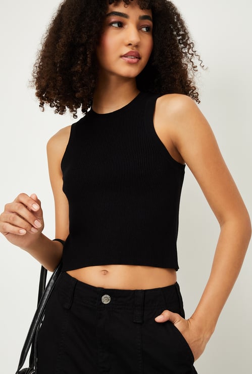 Women Ribbed Tank Top