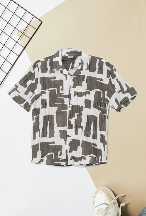 Boys Printed Resort Shirt