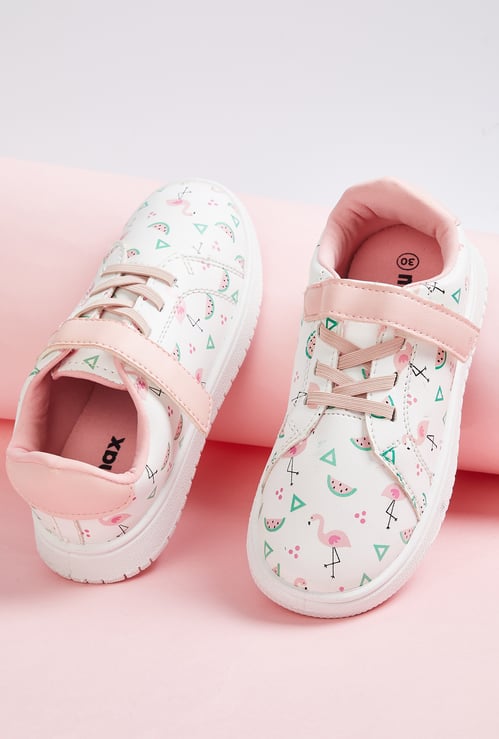Girls Printed Sneakers