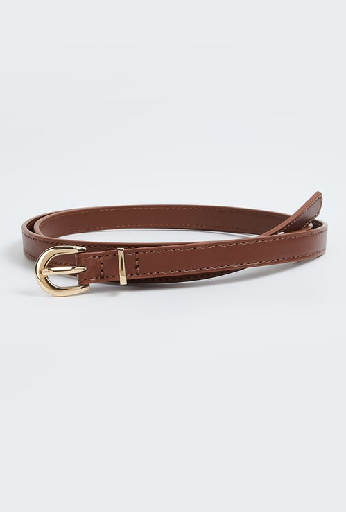 Women Solid Reversible Belt