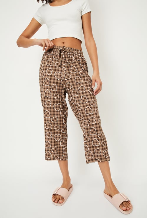 Women Checked Capri