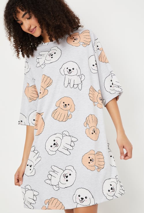 Women Printed Nightdress