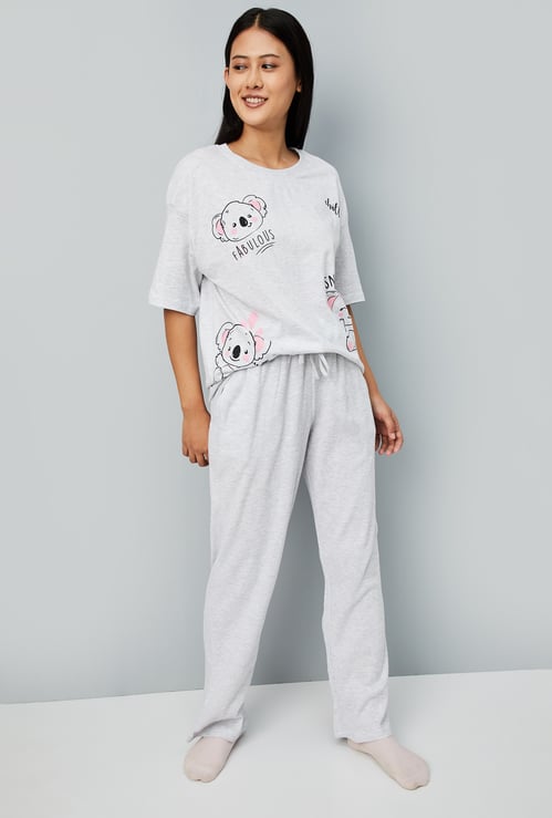 Women Printed PJ Set