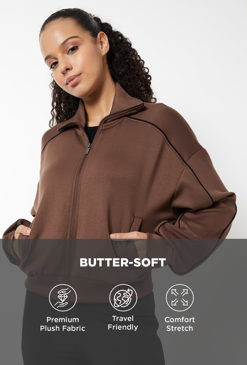 Women Knit Buttersoft Sports Jacket