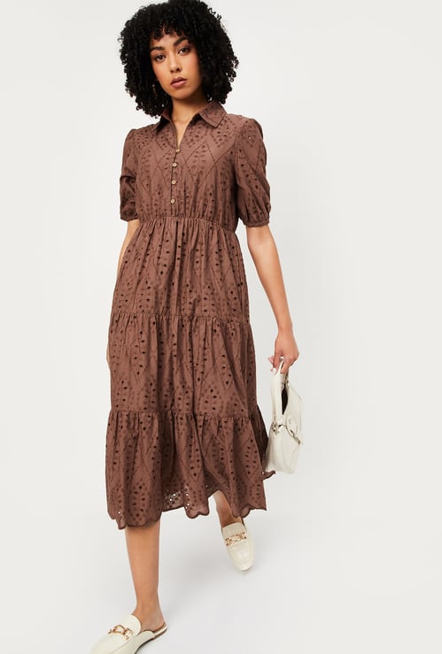 Women Schiffili Tiered Midi Dress
