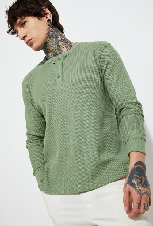 URB_N Men Textured T-shirt