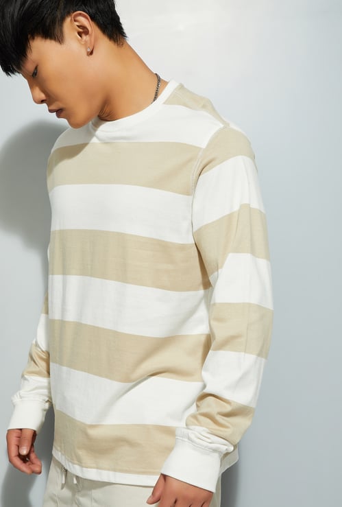 URB_N Men Striped T-shirt