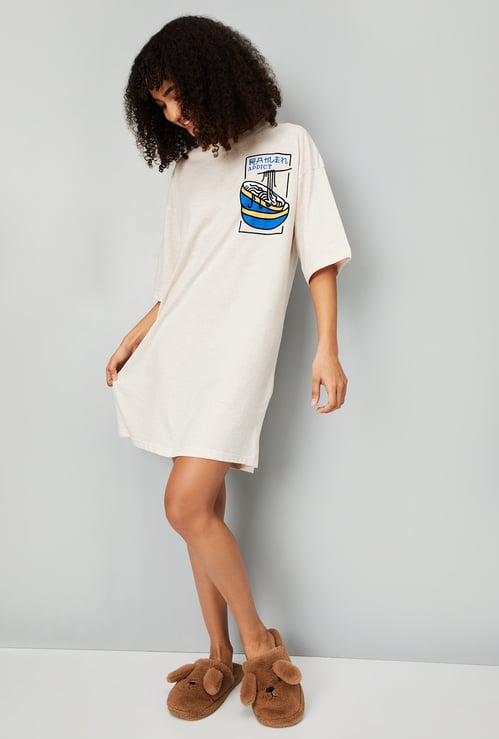 Women Printed Nightdress