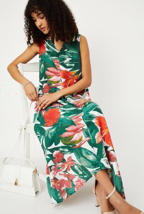 Women Printed A-line Dress