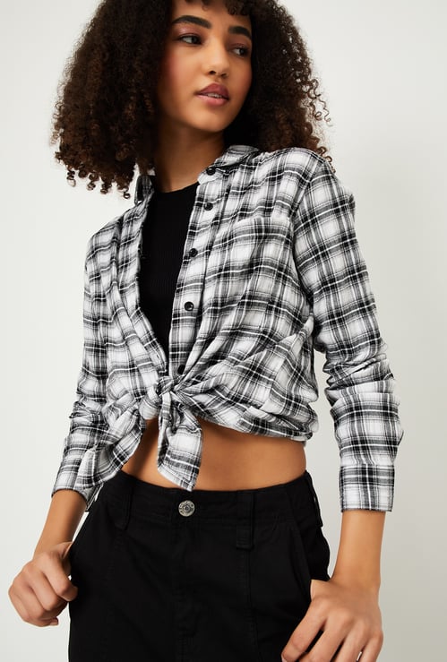 Women Checked Regular Fit Shirt