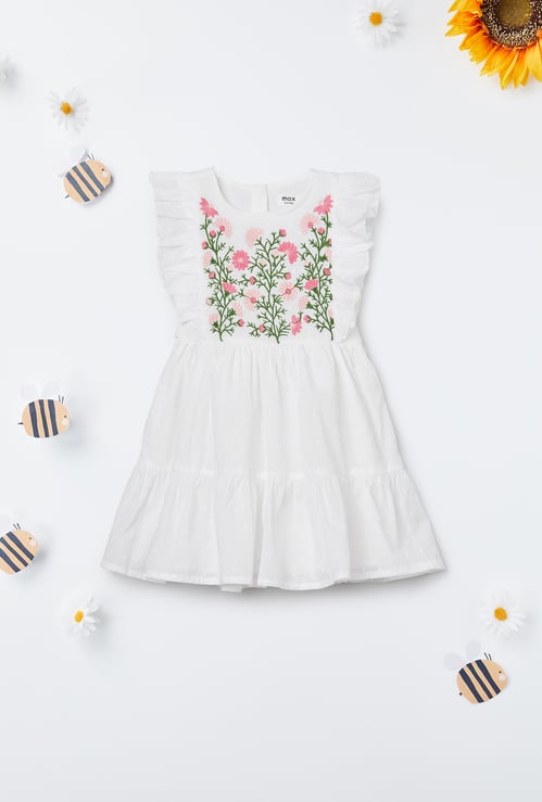 Girls Embroidered Dress