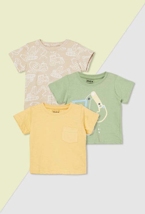 Boys Assorted T-shirts - Pack of 3