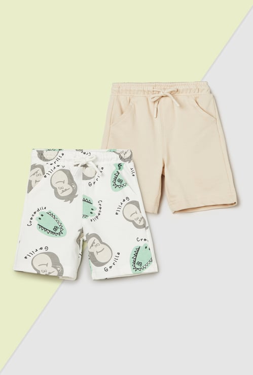 Boys Assorted Shorts - Pack of 2