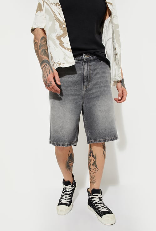 URB_N Men Washed Jorts