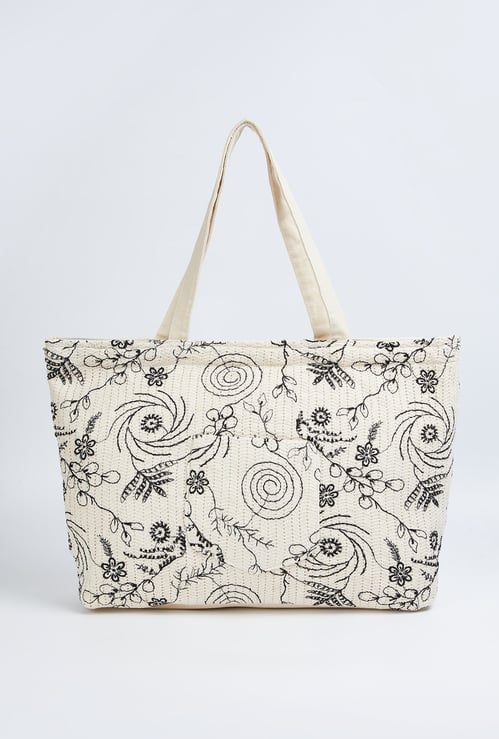 Women Embroidered Tote Bag
