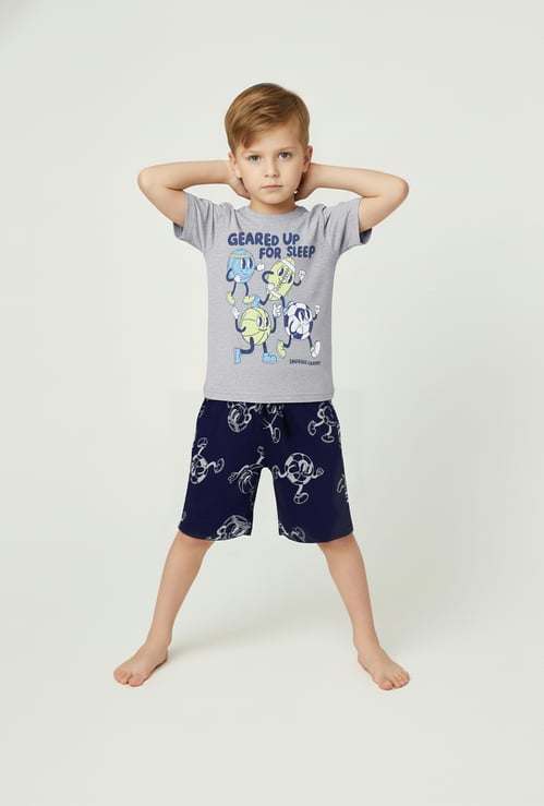 Boys Printed Sleepwear Set