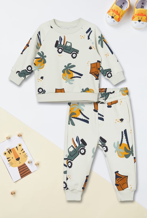 Boys Printed Joggers Set