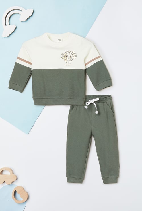 Boys Colourblock Joggers Set